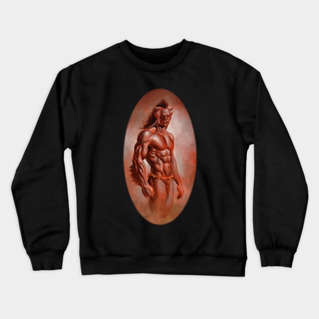 Minotaur Crewneck Sweatshirt by Paul_Abrams